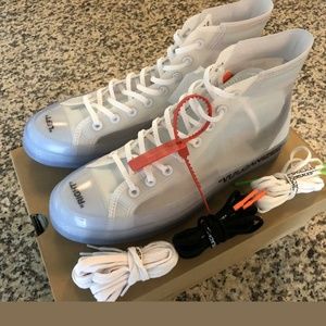 off white converse size 7